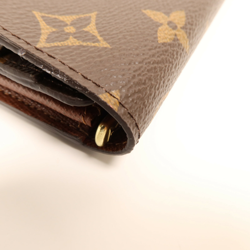 LOUIS VUITTON Monogram Portefeuille Sara金扣長錢包-11