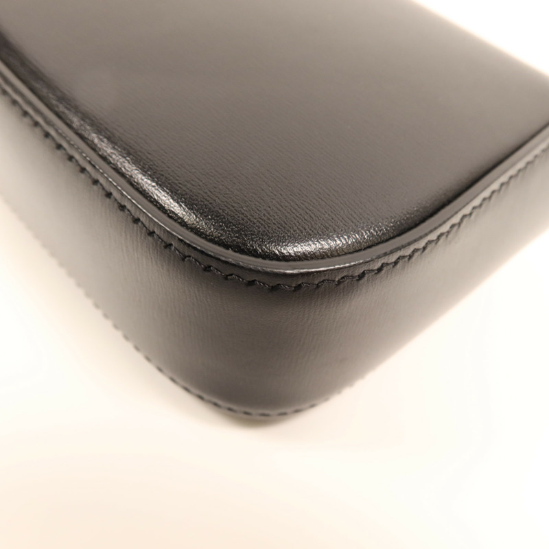 CELINE 牛皮皮革Mini Claude金扣肩背袋-10