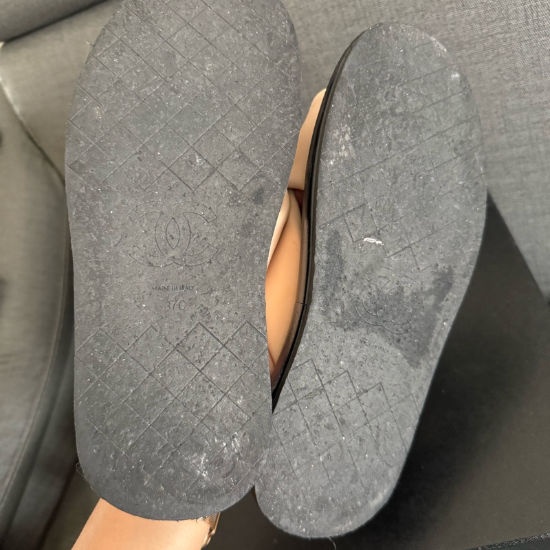 Chanel 蜜兒麵包拖鞋-7