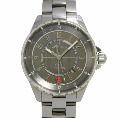 香奈兒 J12 Chromatic GMT 41mm H3099 男士手錶，灰色，自動