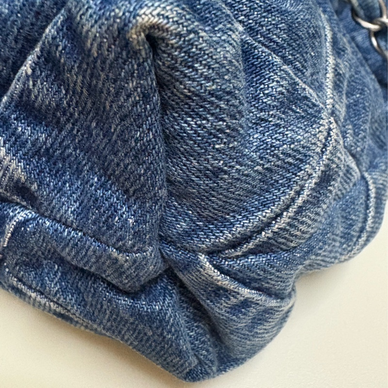 Chanel 22 denim 牛仔 丹寧 小號 small 肩背包 香奈兒-14