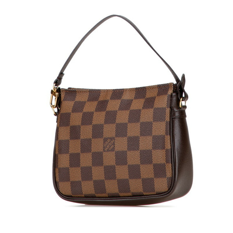 Louis Vuitton Damier Truss 化妝包 手袋 N51982 棕色 PVC 皮革 女款 LOUIS VUITTON-1
