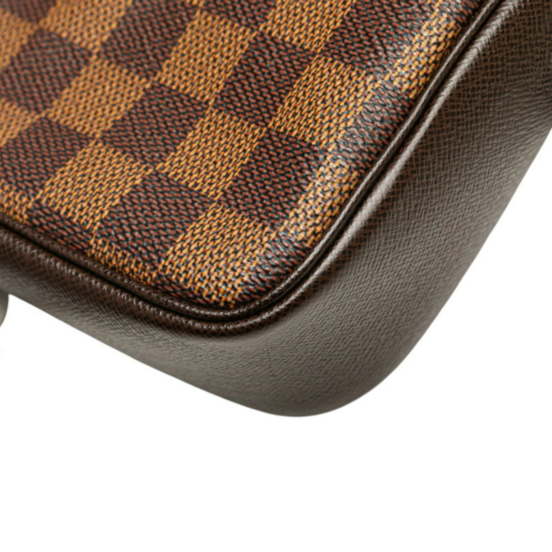 Louis Vuitton Damier Truss 化妝包 手袋 N51982 棕色 PVC 皮革 女款 LOUIS VUITTON-4