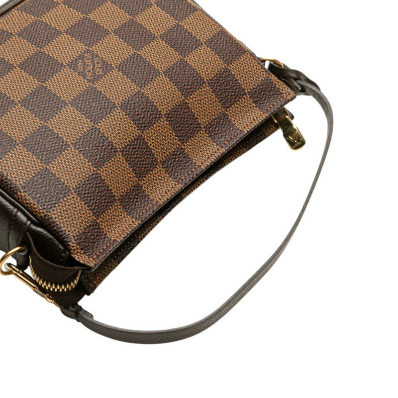 Louis Vuitton Damier Truss 化妝包 手袋 N51982 棕色 PVC 皮革 女款 LOUIS VUITTON-5