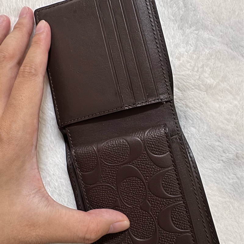 Coach二手男用長夾-4