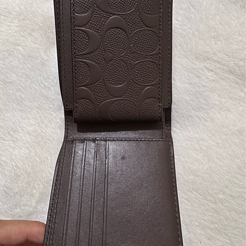 Coach二手男用長夾-5