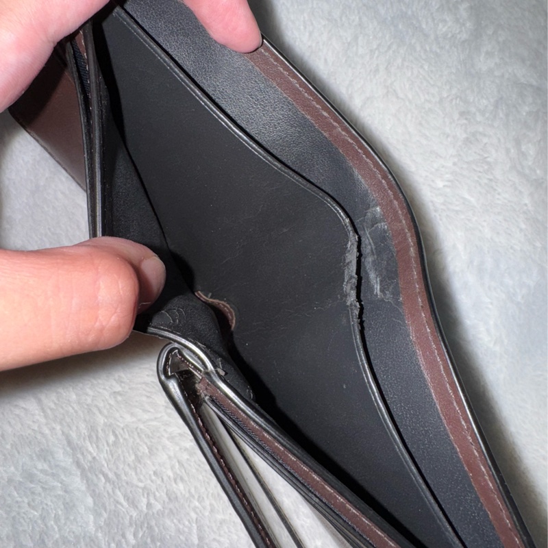 Coach二手男用長夾-14