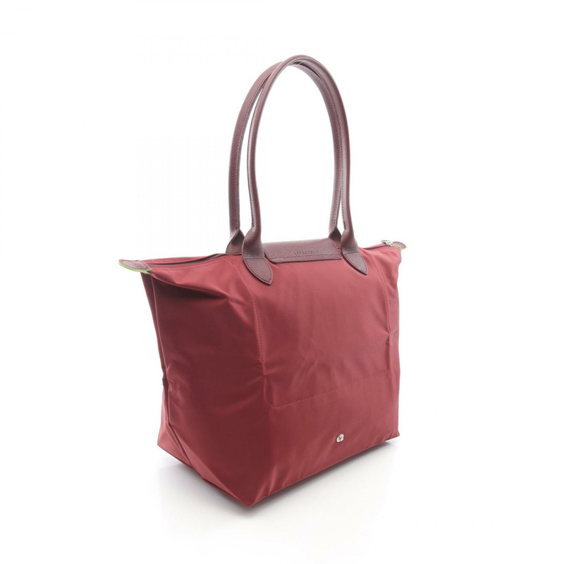 Longchamp Le Pliage 綠色 L 手提包 L1899919P98 帆布皮革波爾多新款女款-1