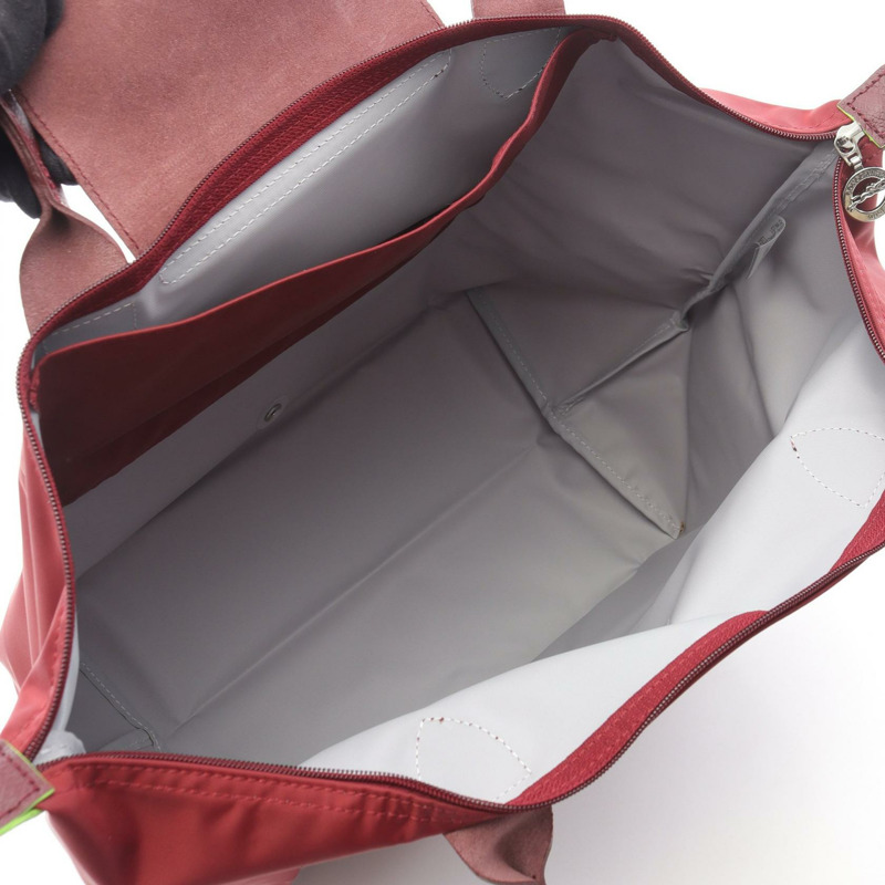 Longchamp Le Pliage 綠色 L 手提包 L1899919P98 帆布皮革波爾多新款女款-2