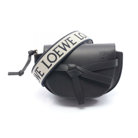 LOEWE gate dual 迷你肩背包 A650N46X131100 皮革 黑色 全新 女款