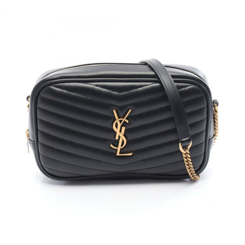 SAINT LAURENT PARIS LOU 迷你包 單肩包 748849DV7071000 皮革 黑色 全新 女款