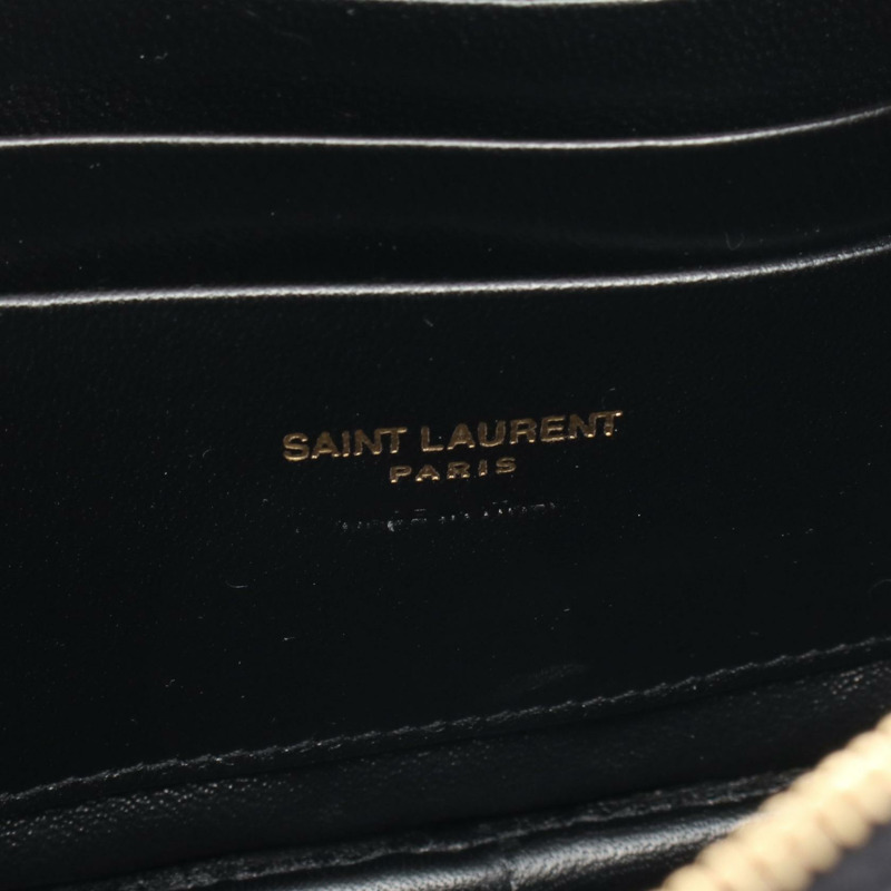 SAINT LAURENT PARIS LOU 迷你包 單肩包 748849DV7071000 皮革 黑色 全新 女款-3