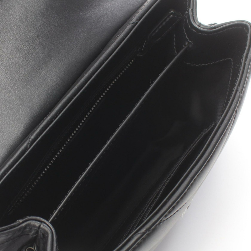SAINT LAURENT PARIS LOULOU TOY 單肩包 678401DV7081000 皮革 黑色 二手 女士-2