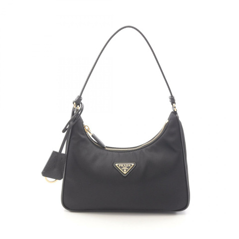 PRADA Re-Edition 2005 Re-Nylon 迷你手提包 1N204MR064F0632 Saffiano 皮革 BK