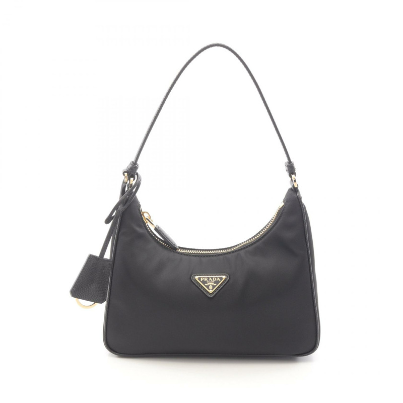 PRADA Re-Edition 2005 Re-Nylon 迷你手提包 1N204MR064F0632 Saffiano 皮革 BK-0