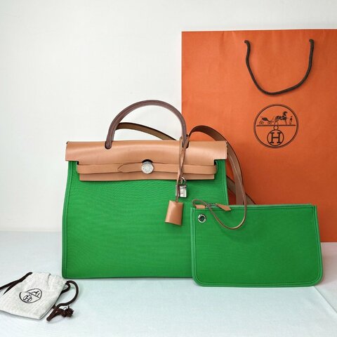 HERMES 竹子綠Herbag 31