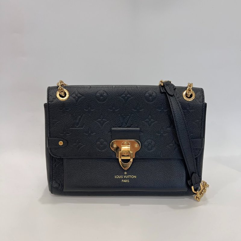 LV M44151 黑壓紋VAVIN鍊包-0