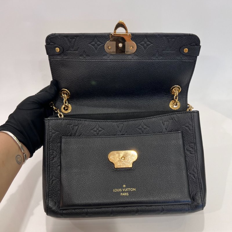 LV M44151 黑壓紋VAVIN鍊包-5