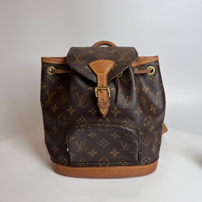 LV M51137 老花Montsouris PM 後背包-0