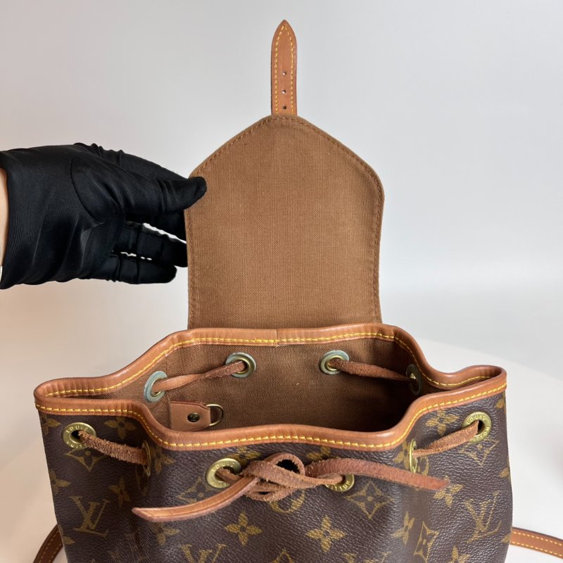 LV M51137 老花Montsouris PM 後背包-5