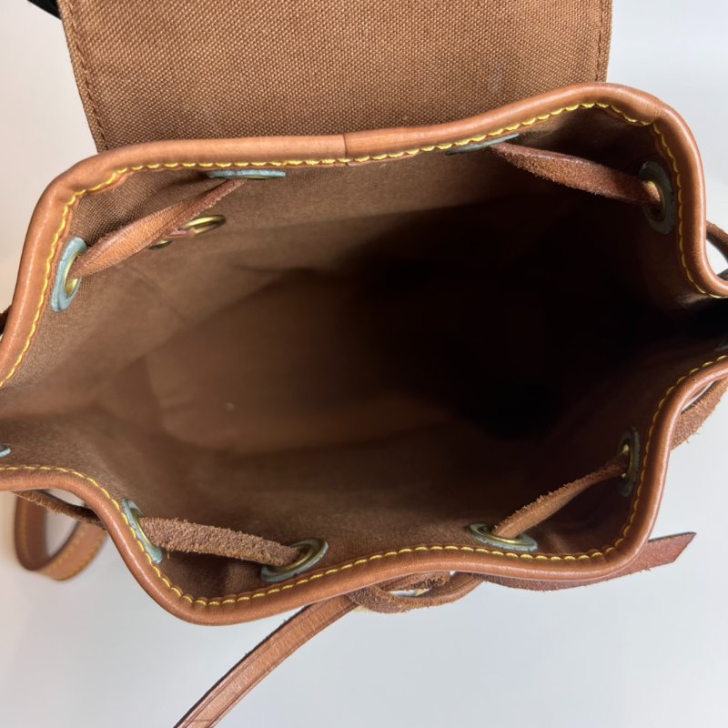 LV M51137 老花Montsouris PM 後背包-6