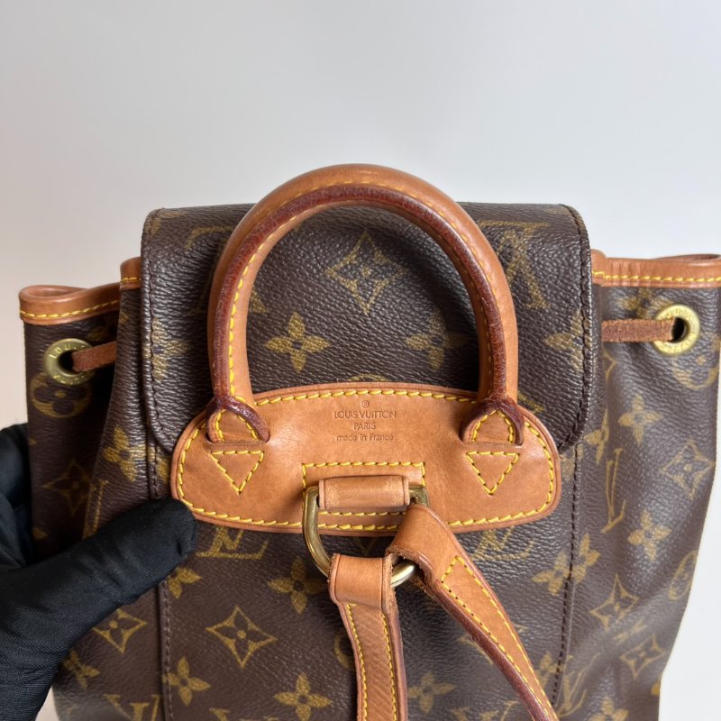 LV M51137 老花Montsouris PM 後背包-7