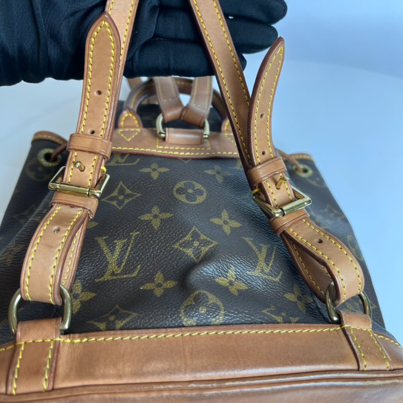 LV M51137 老花Montsouris PM 後背包-9