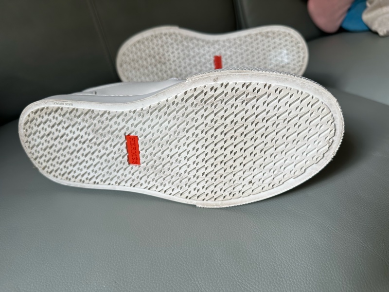 Hermes/愛馬仕 kelly金扣小白鞋,37碼,-3