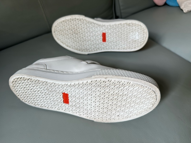 Hermes/愛馬仕 kelly金扣小白鞋,37碼,-10