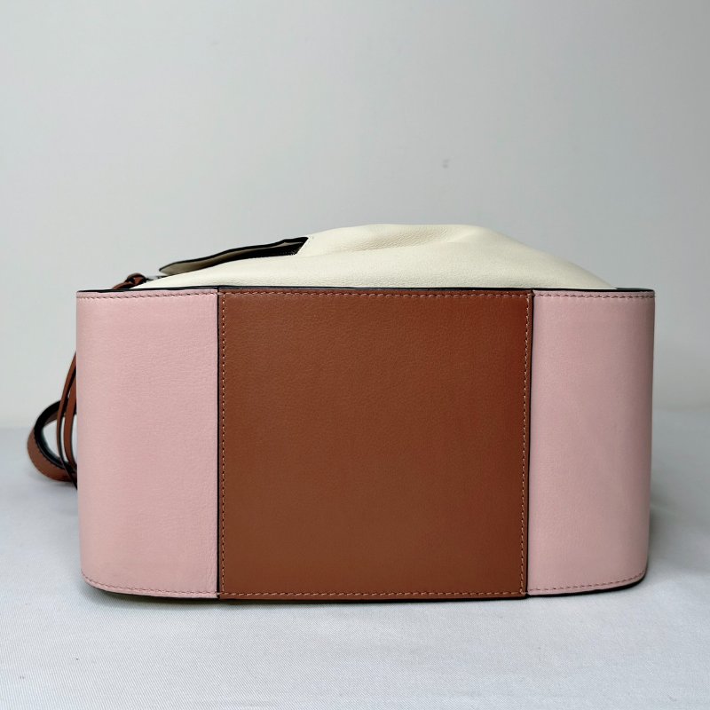 LOEWE Hammock拚色吊床包-8