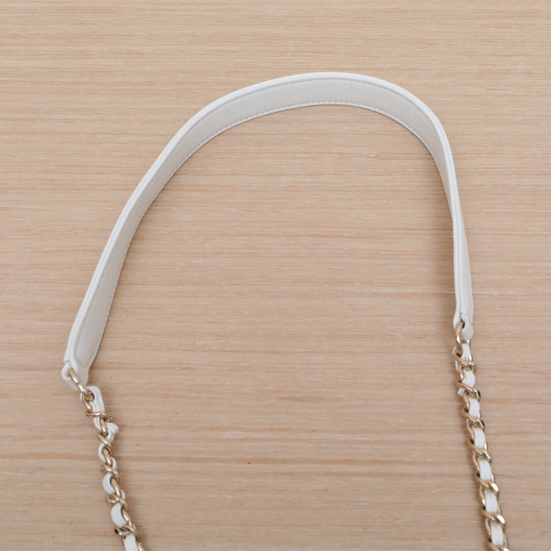 拼色 皮革S 毛呢 27开 浅金扣 白色 皮革C 金扣 编制拼羊皮化妆包-6