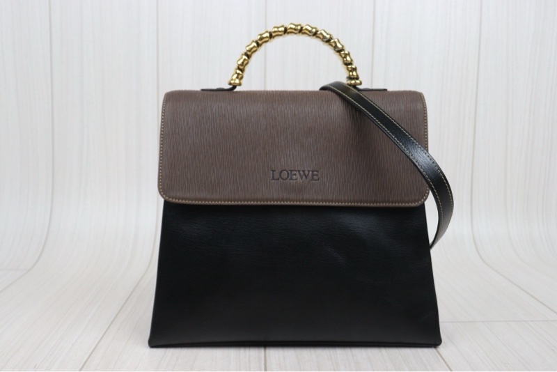 Loewe Kelly 金蛇骨手提肩背包-3