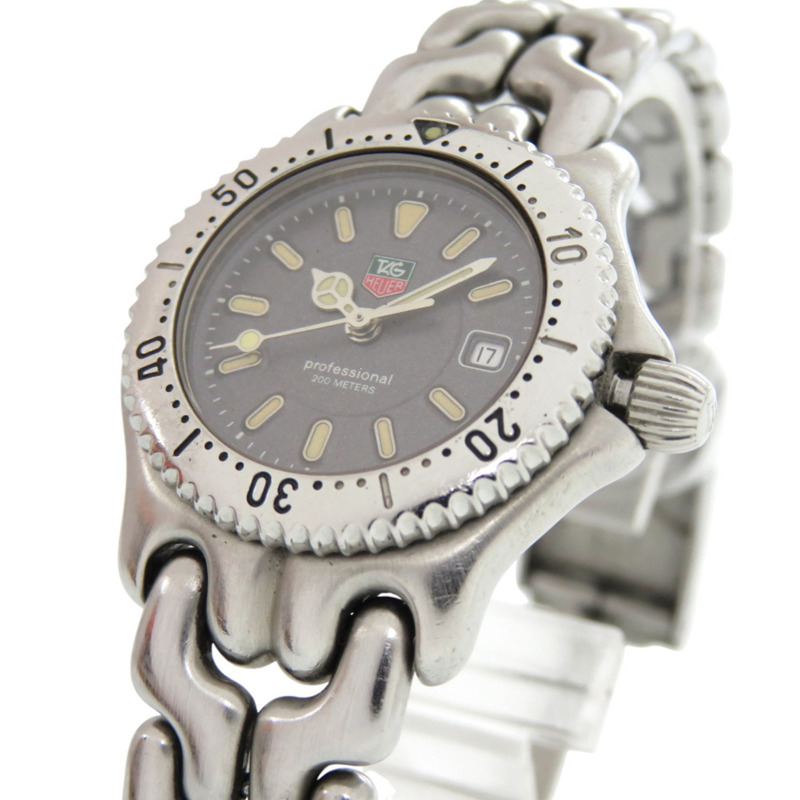 泰格豪雅 Cell Date WG1313-2 不鏽鋼灰色石英手錶 0667TAG HEUER-2
