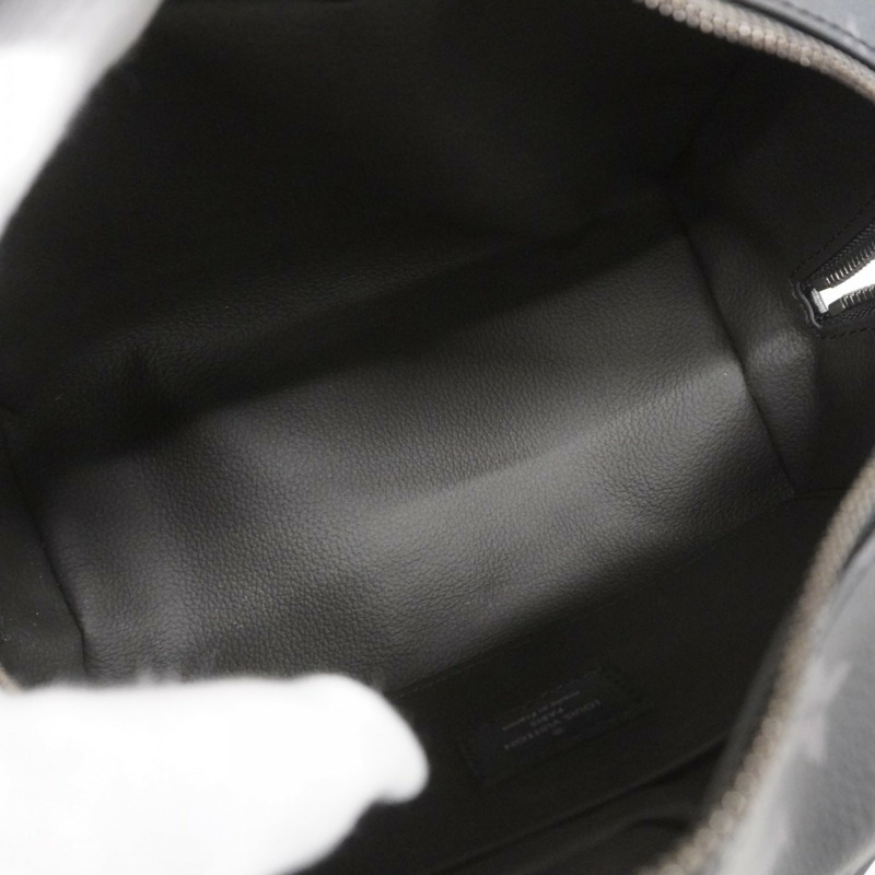 Louis Vuitton Monogram Eclipse Locker Top Kit 手拿包 M83113 黑色男款-3