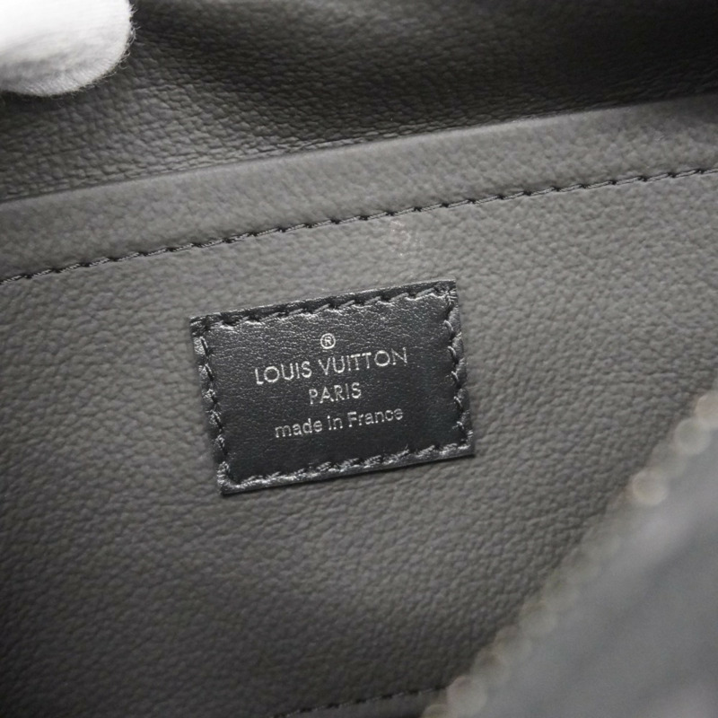 Louis Vuitton Monogram Eclipse Locker Top Kit 手拿包 M83113 黑色男款-4