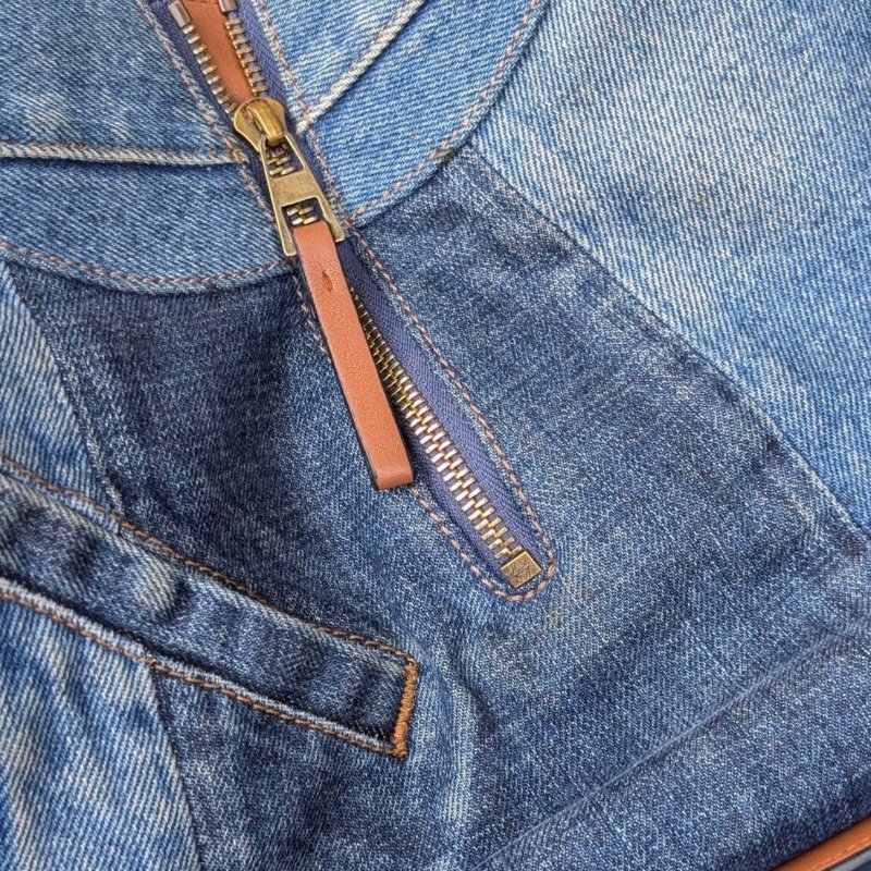 LOEWE hammock牛仔吊床手提肩背斜背包-5