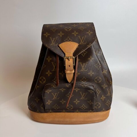 LV M51136 老花Montsouris MM 後背包