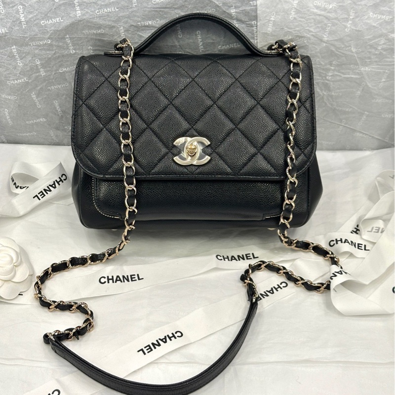 【配件:防塵袋 💕】Chanel 21b 手柄 郵差包 中號 斜挎包-0