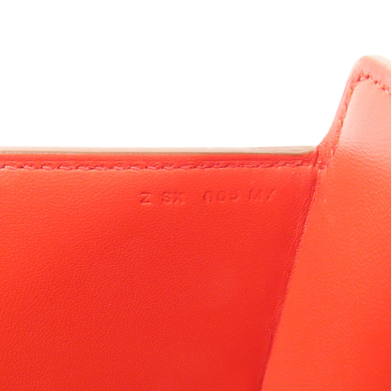 HERMES Chevre皮革Cinhetic Box金扣手挽肩背兩用袋Rouge de Coeur-8