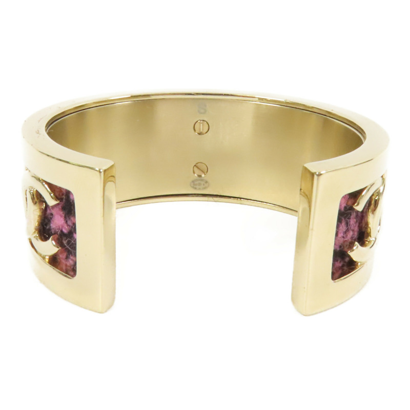CHANEL 金屬/Tweed CoCo Mark Bangle手鐲-2