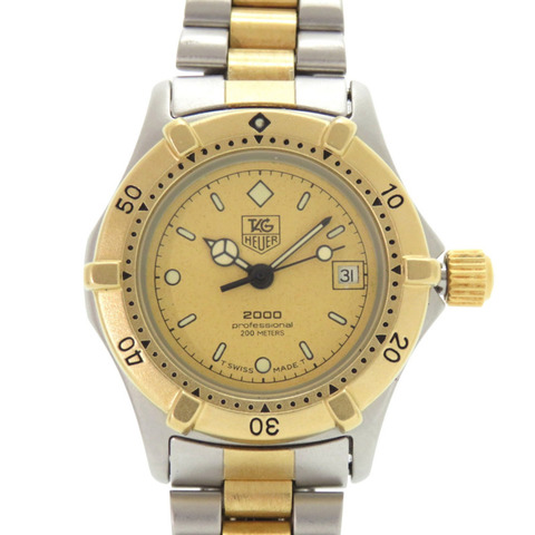 泰格豪雅 Professional 964.008 SS GP 金色石英腕錶 1912 HEUER