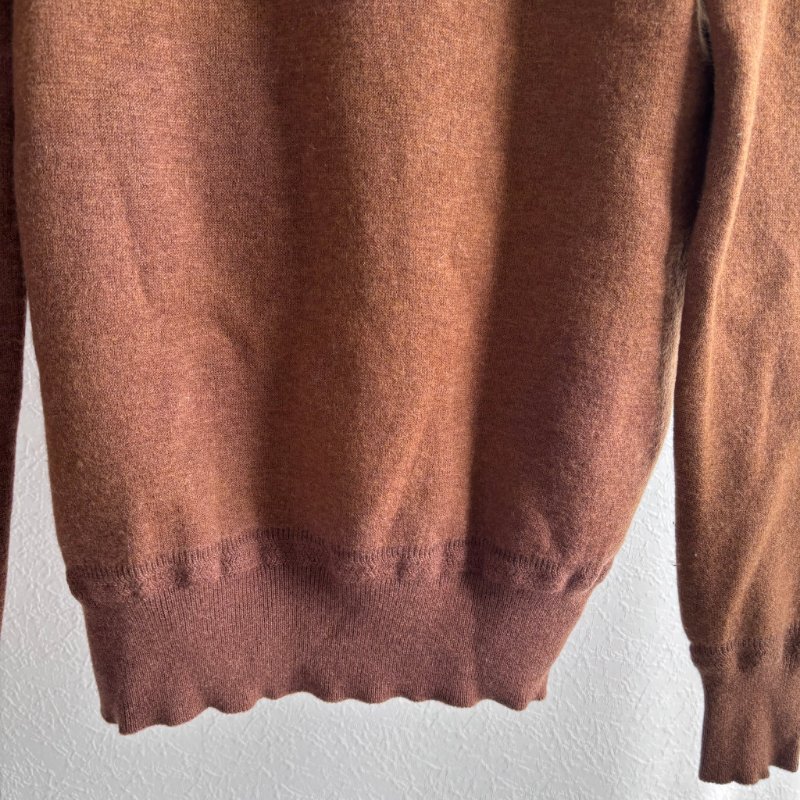 ::BURBERRY:: 大地棕色高領毛衣 內裡撞色-16