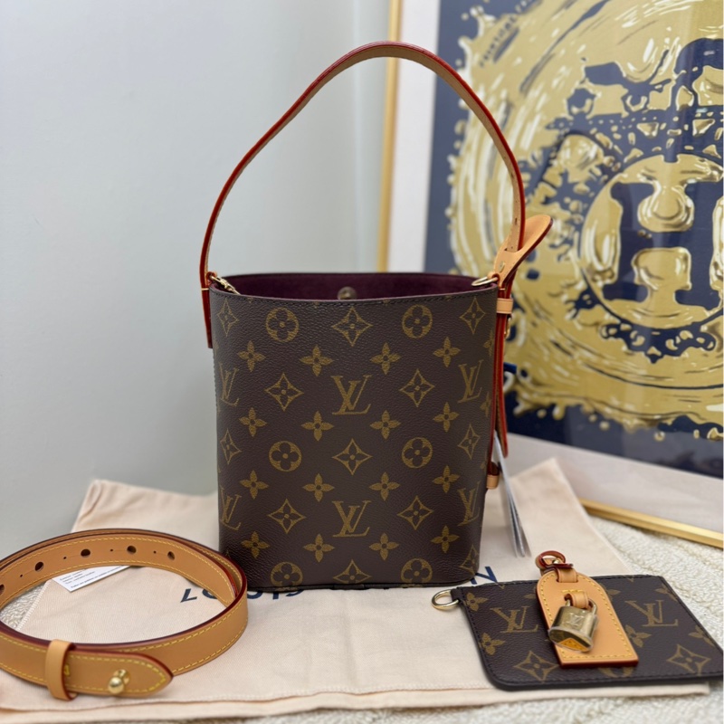 【全❤️】LV allinbb老花水桶包芯片款 可手提肩背-0