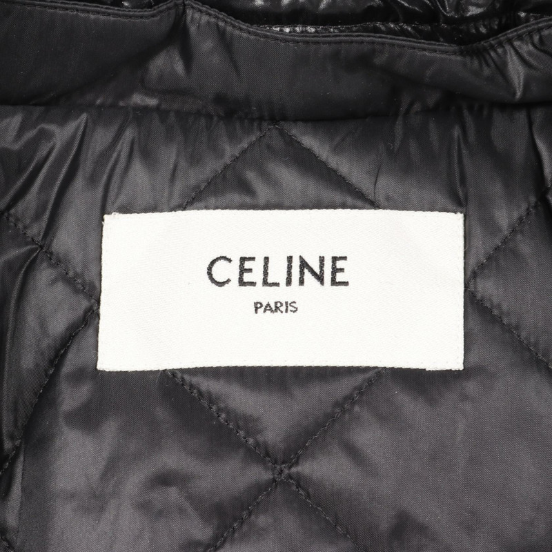 CELINE 連身夾克外套連帽衫羊毛尼龍藍黑色二手男款 52 碼-2