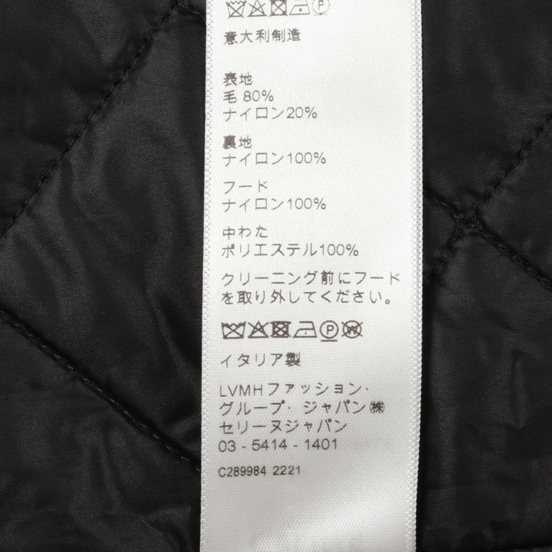 CELINE 連身夾克外套連帽衫羊毛尼龍藍黑色二手男款 52 碼-3