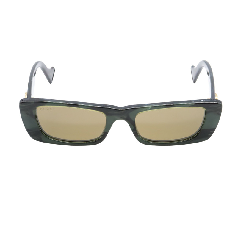 GUCCI 太陽眼鏡 GG0516S-014/INT/SUN 塑膠鎳綠色全新男女通用-0