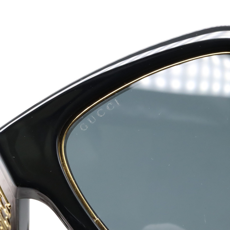 GUCCI 太陽眼鏡 GG1136SA-001/ASI/SUN 塑膠鎳黑全新男女通用-6