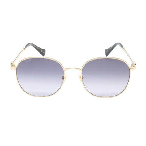 GUCCI 太陽眼鏡 GG1142S-001/INT/SUN 塑膠鎳金色黑色全新男女通用