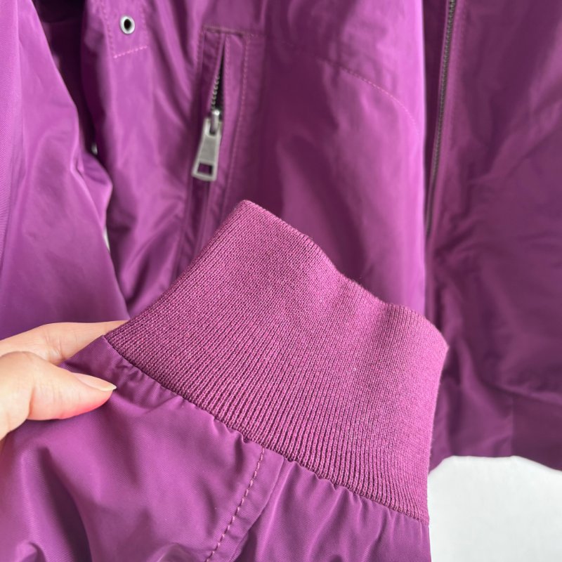 ::BURBERRY::  紫色立領風衣外套 戶外OUTDOOR 登山外套-10