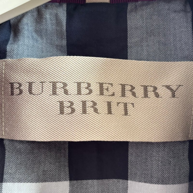 ::BURBERRY::  紫色立領風衣外套 戶外OUTDOOR 登山外套-26